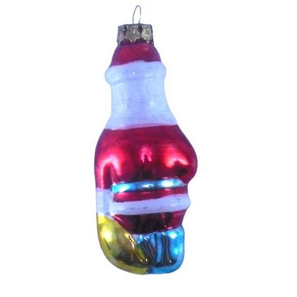 Lot of 3 Vintage Blown Glass Christmas Ornaments 1 Santa and 2 Soldiers - Picture 4 of 8